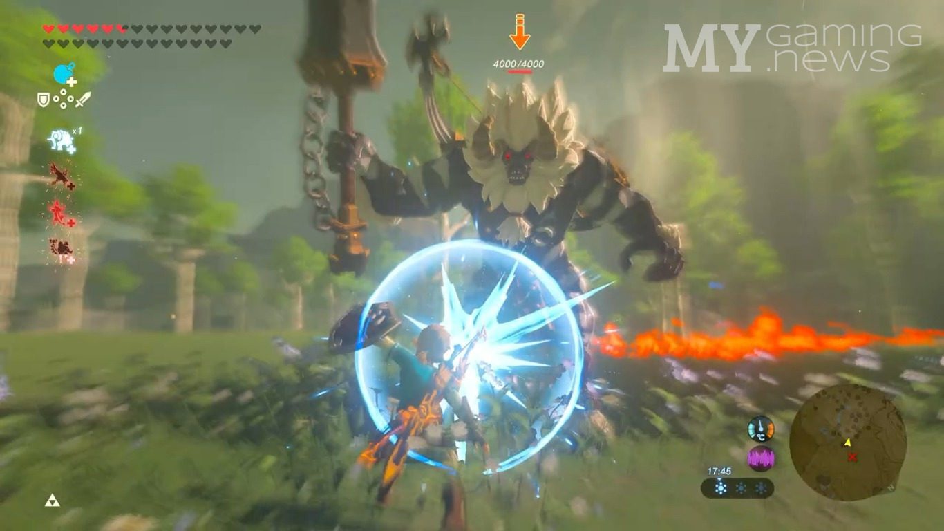 Cool Lynel Parry Image in Zelda Breath of the Wild