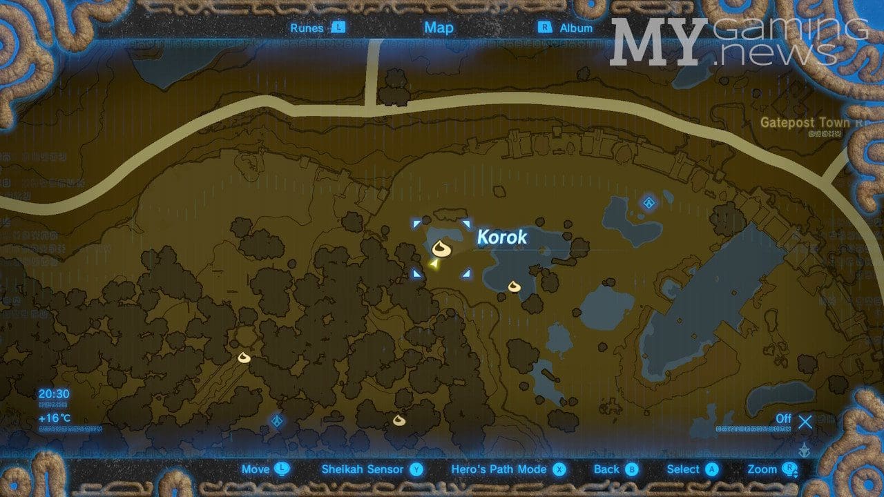 Great Plateau Korok Seed Locations - BotW - MyGaming.News