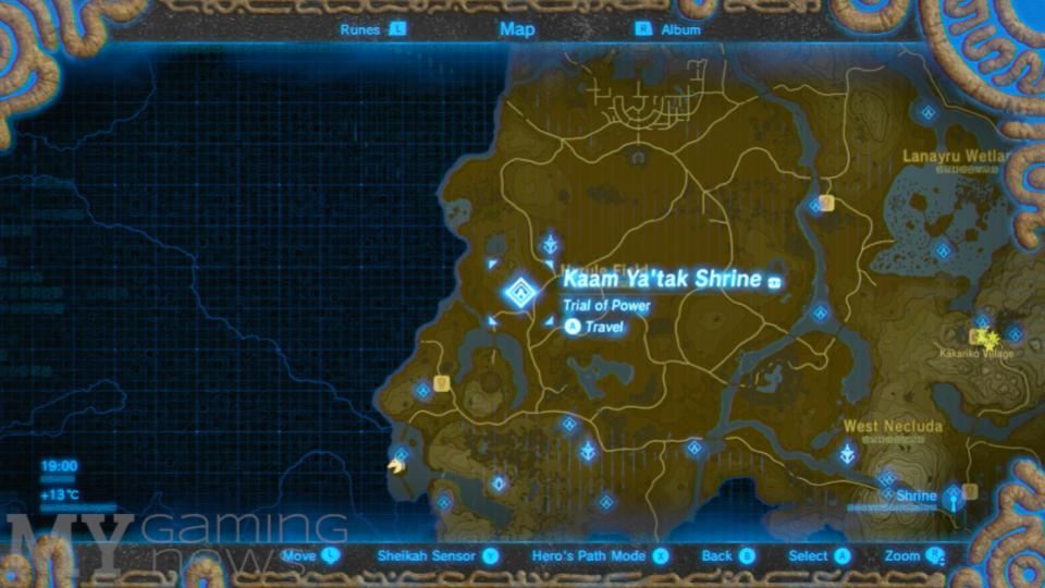kaam yatak shrine location