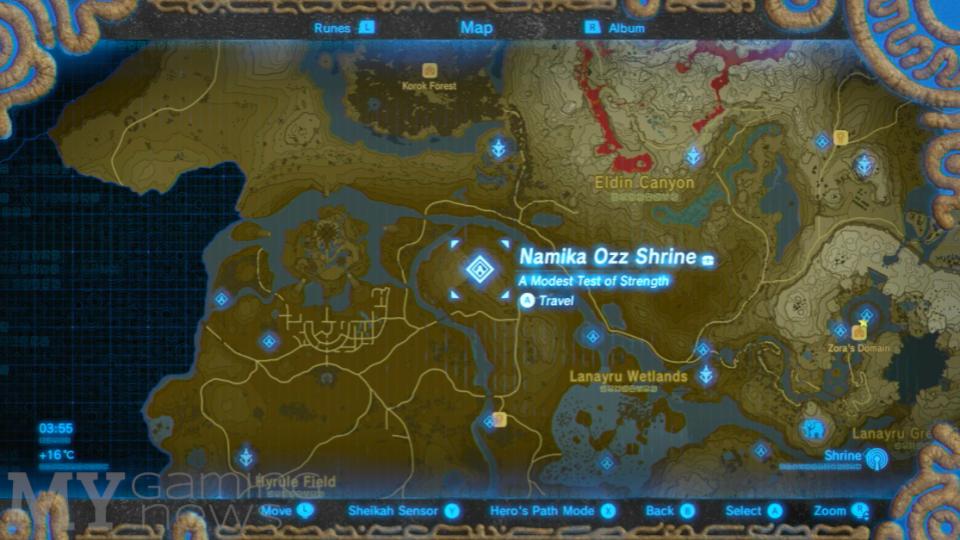 namika ozz shrine location